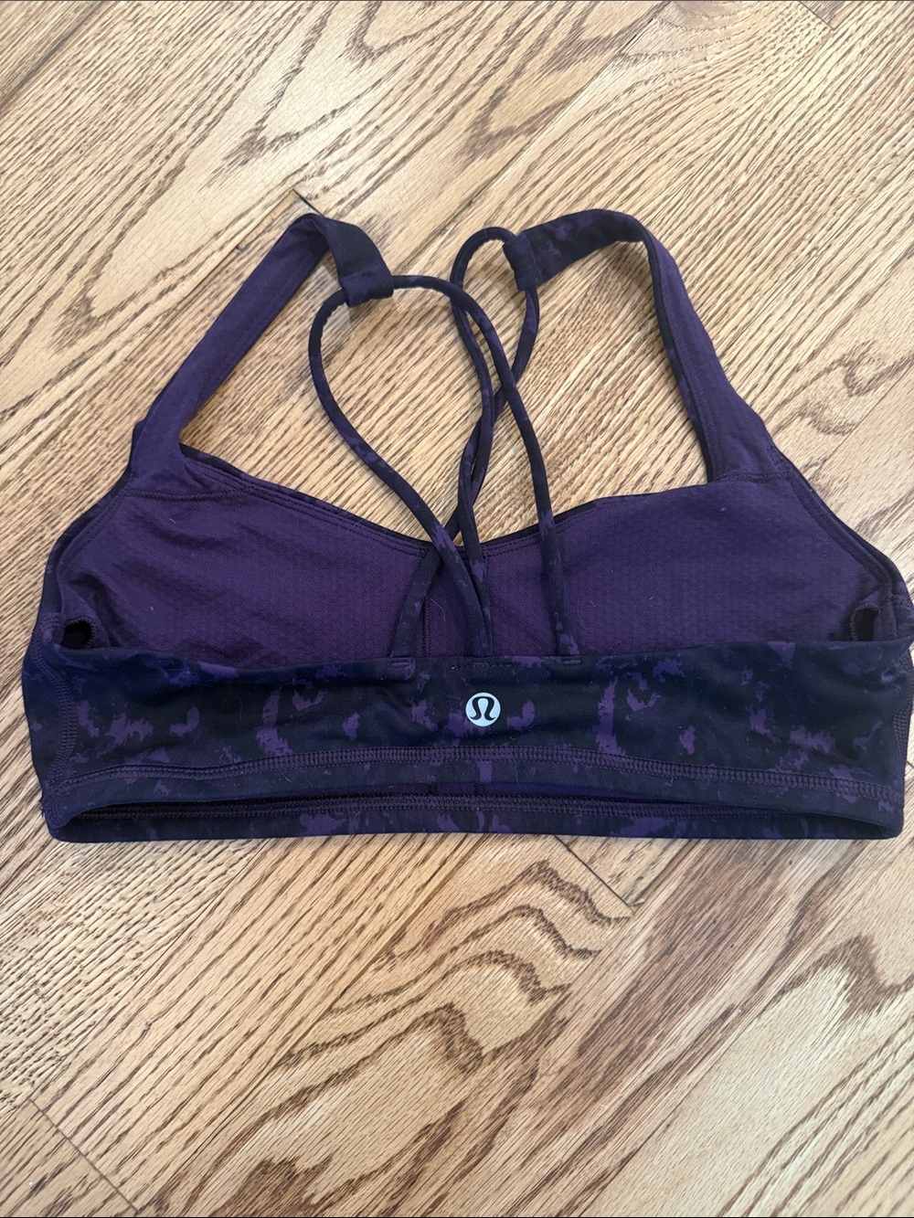 lululemon athletica Deep Purple Strappy Sports Bra